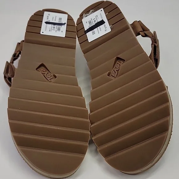 TEVA NWT UNIVERSAL CERES SANDALS SIZE 7 HONEY BROWN WOMENS - Picture 10 of 15